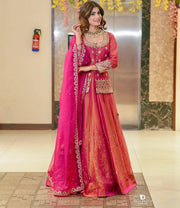 Royal Radiance Simmer Silk Lehenga Set