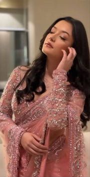 Designer Butterfly Net Saree – Light, Luxe & Lovely