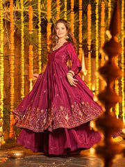 Eternal Grace Designer Anarkali  Palazoo-Set