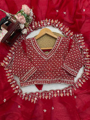 Designer Beads Work Saree – Elegance Redefined