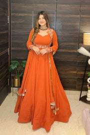 Royal Elegance Maxi Anarkali with Koti Set