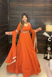 Royal Elegance Maxi Anarkali with Koti Set