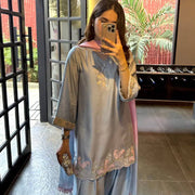 Royal Charm Designer Top–Farshi Salwar Set