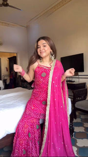 Fairy Glow Designer Top–Sharara Set