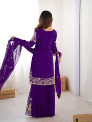 Pearl Grace Designer Top–Sharara Set