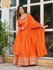 Elegant Glow Padded Designer kurti Set