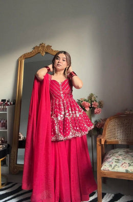 Luxury Blooming Elegance Sharara Set