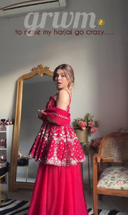 Luxury Blooming Elegance Sharara Set