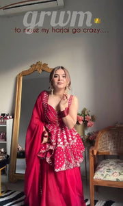 Luxury Blooming Elegance Sharara Set