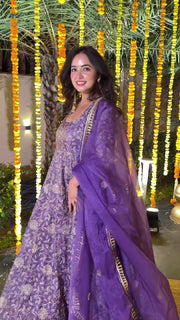 New Designer Anarkali Suit – Fancy Royal Look