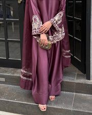 Royal Grace Crepe Silk Embroidered Set